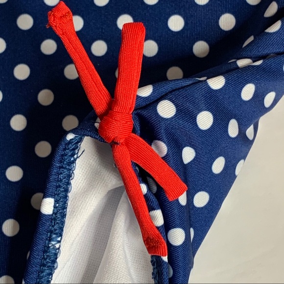 Girl’s Penelope Mack Patriotic Floral Swimsuit - Picture 11 of 12